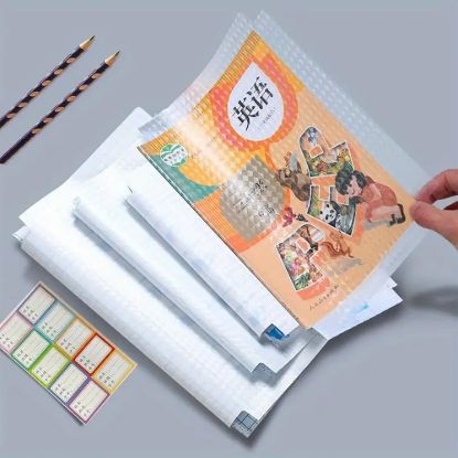 Picture of School Notebooks Waterproof Book Covers Roll Plastic Sheets (Clear) Set of 30 sheets@ 270/-